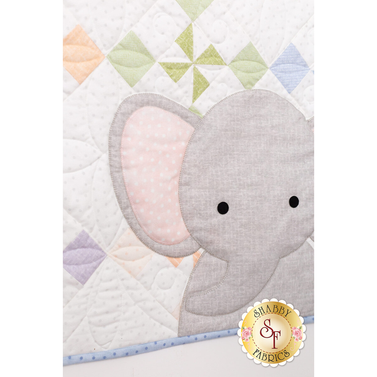 Ellie's Pinwheels Flannel Baby Quilt Kit~Little Lambies Flannel~ by Bonnie Sullivan for Maywood Studio~ store Size: 40