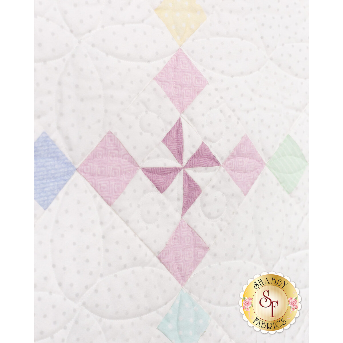 Ellie's Pinwheels Flannel Baby Quilt on sale Kit~Little Lambies Flannel~ by Bonnie Sullivan for Maywood Studio~ Size: 40