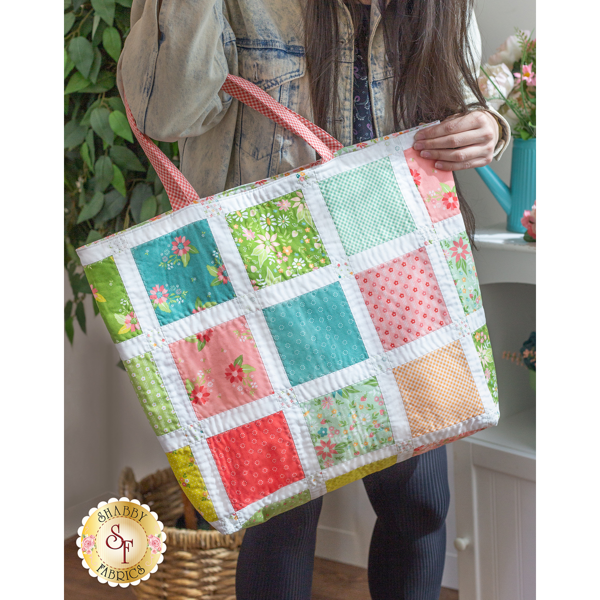 Magic Charm Pack Tote Kit - Strawberry Lemonade | Shabby Fabrics