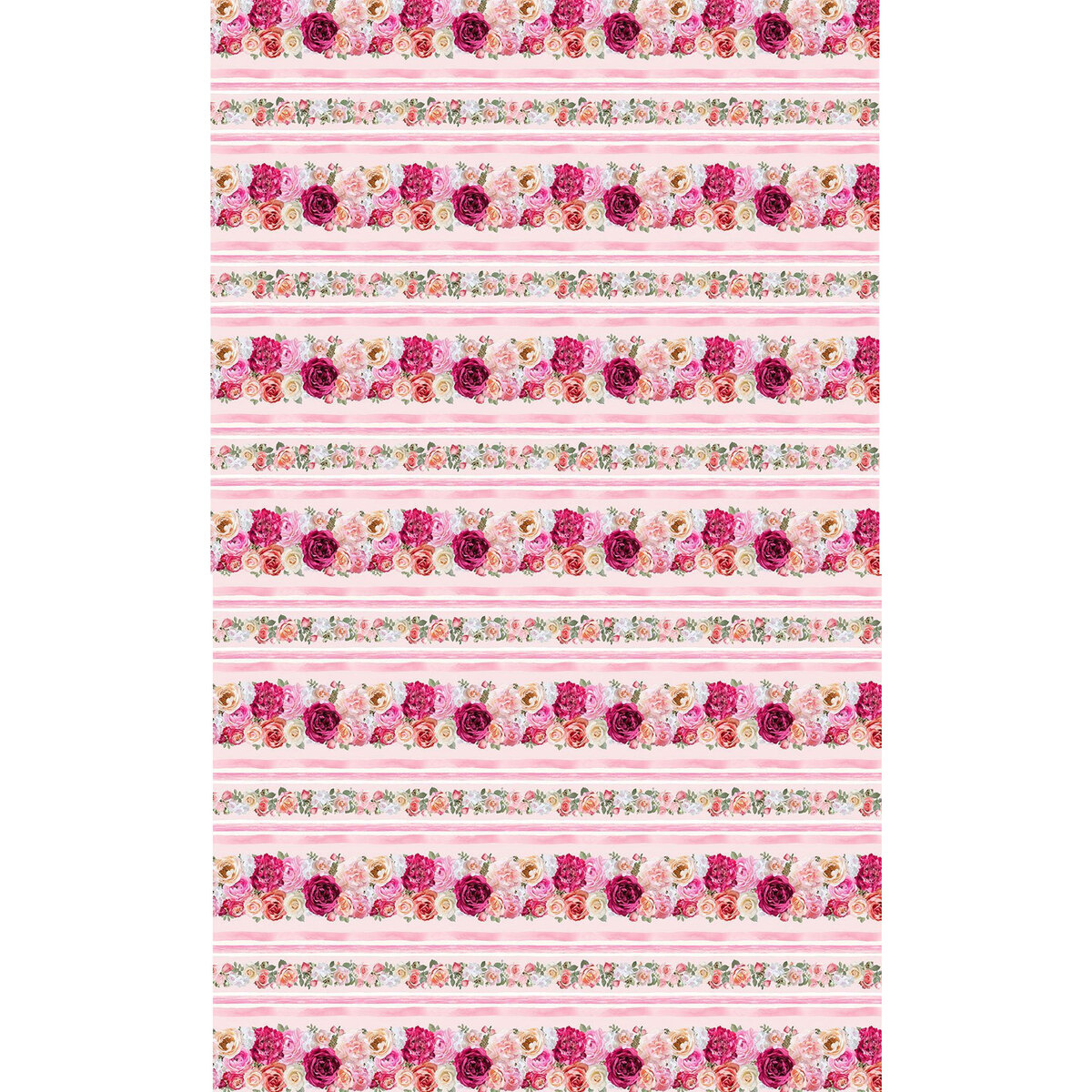 Bellerose ROSE-CD3141 PINK Border Stripe by Timeless