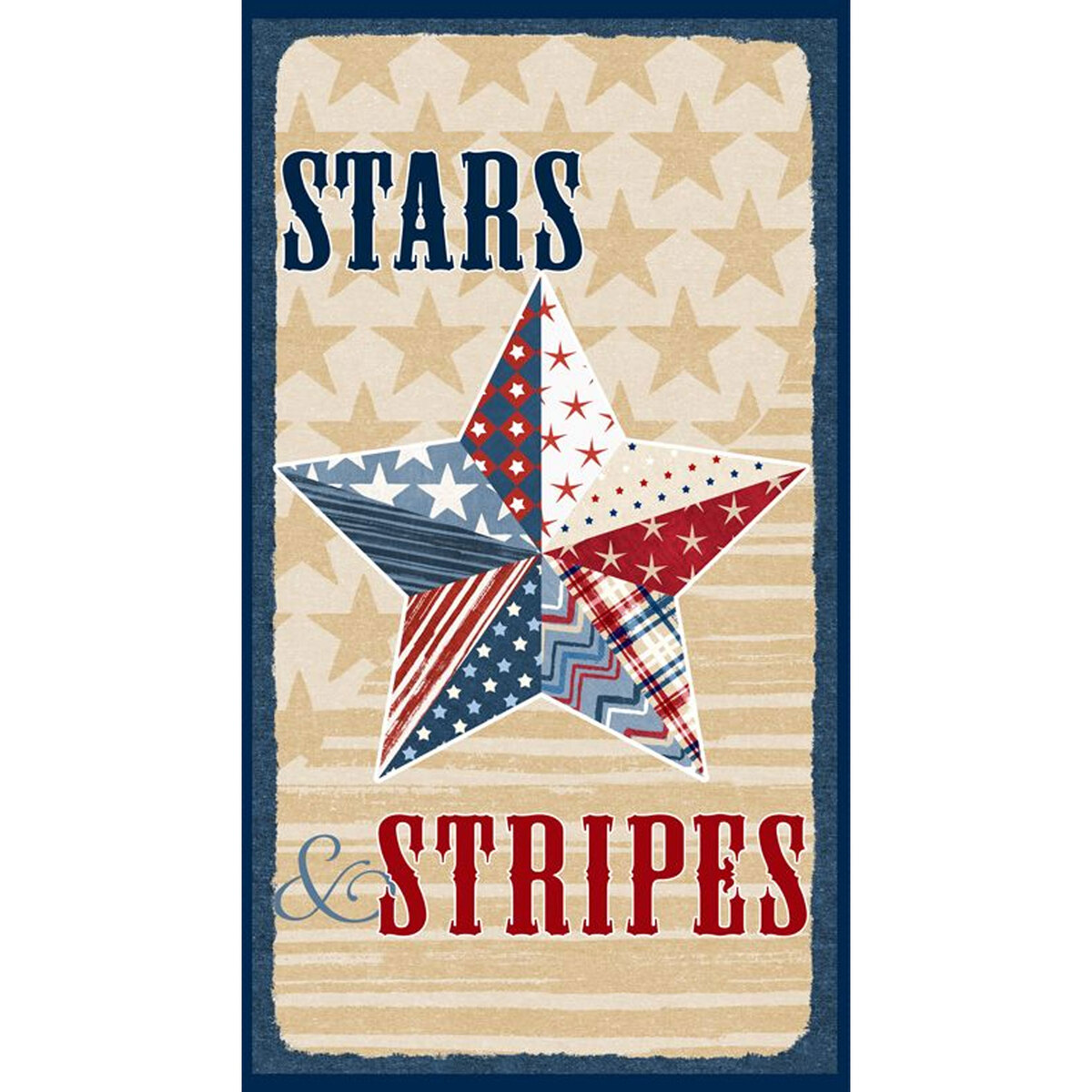 Stars of Valor 30081-234 Multi Panel by Beth Grove for Wilmington 