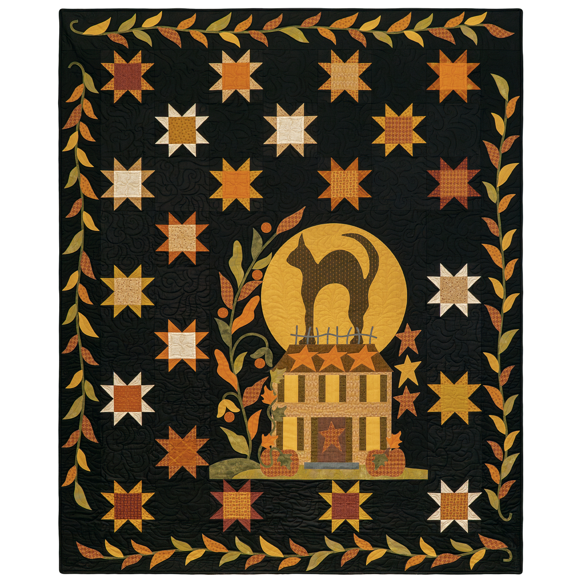 Midnight Silhouette Quilt Kit | Shabby Fabrics