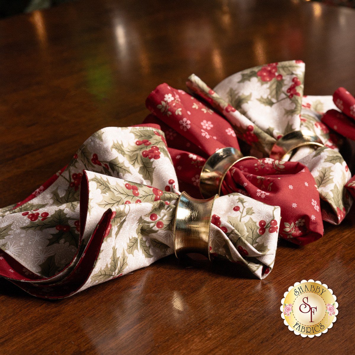Cloth Napkins Christmas Napkin Folding With Rings Patrick's Day