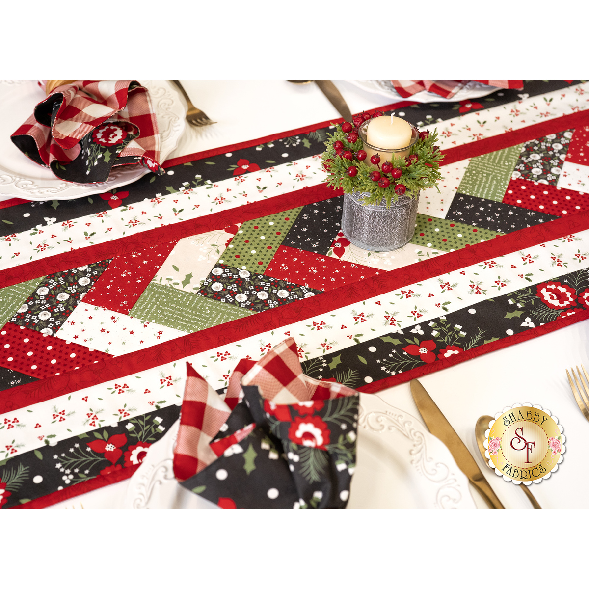 Quilt As You Go Venice Table Runner