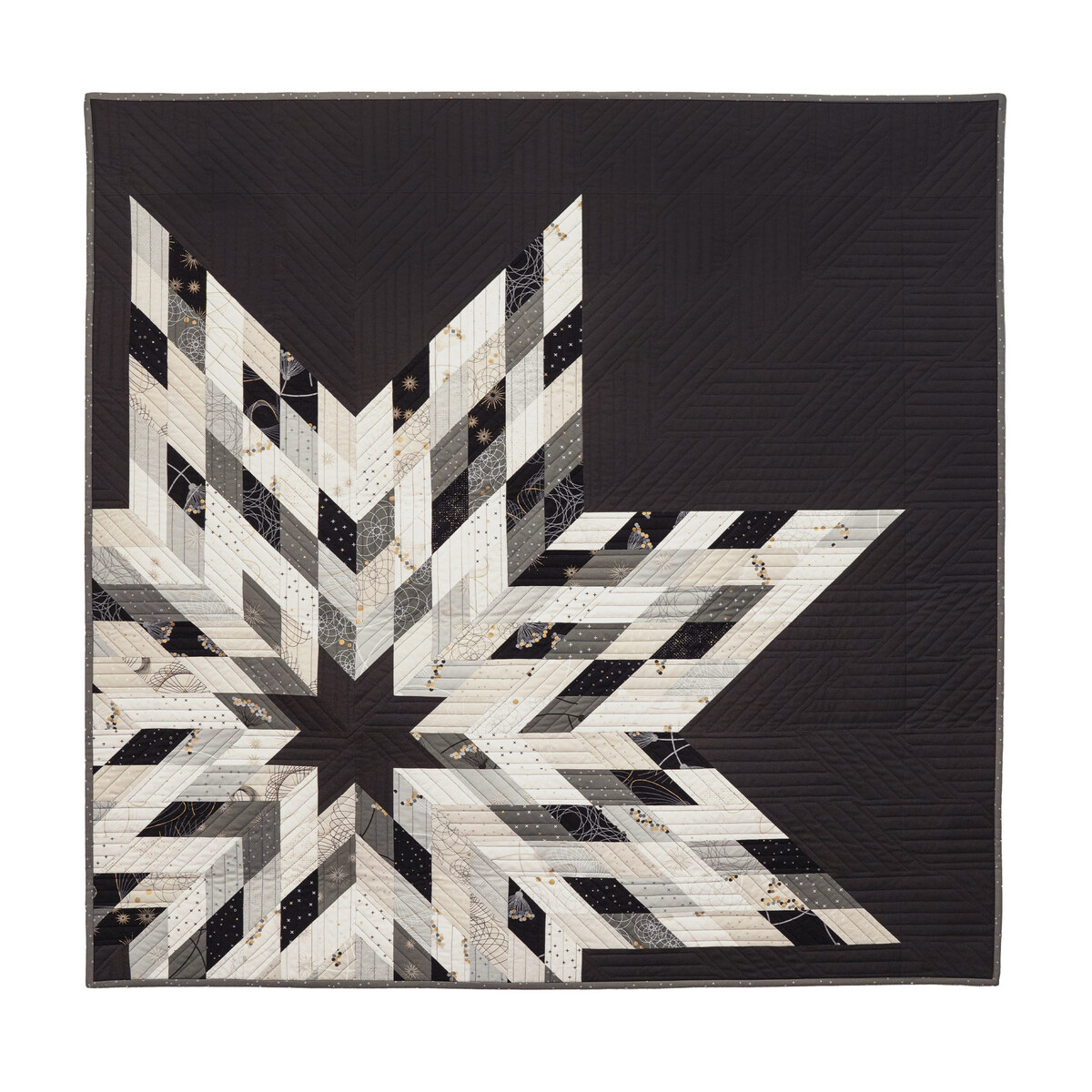 LOEM quilt ブラック Eclipse - A-OK 5 Yard Quilt Pattern – Happy Wife Quilting