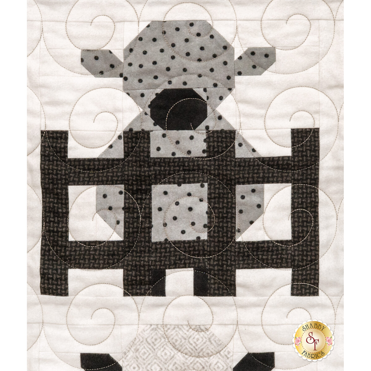 Charming Lambs Quilt Kit - Woolies Flannels | Shabby Fabrics, image size:1200x1200