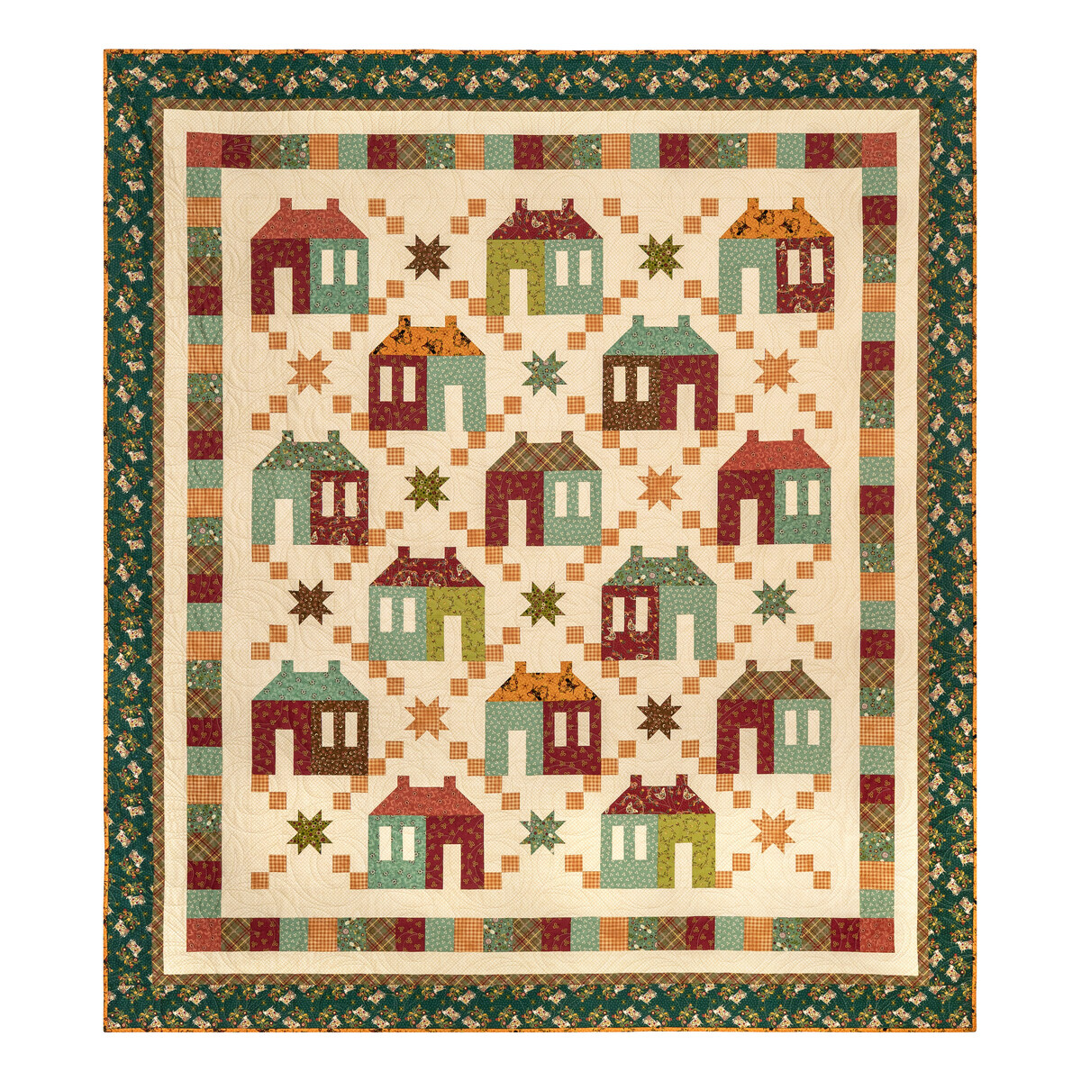 Maisons de Patchwork Quilt Kit - Pennyberry Farm - RESERVE
