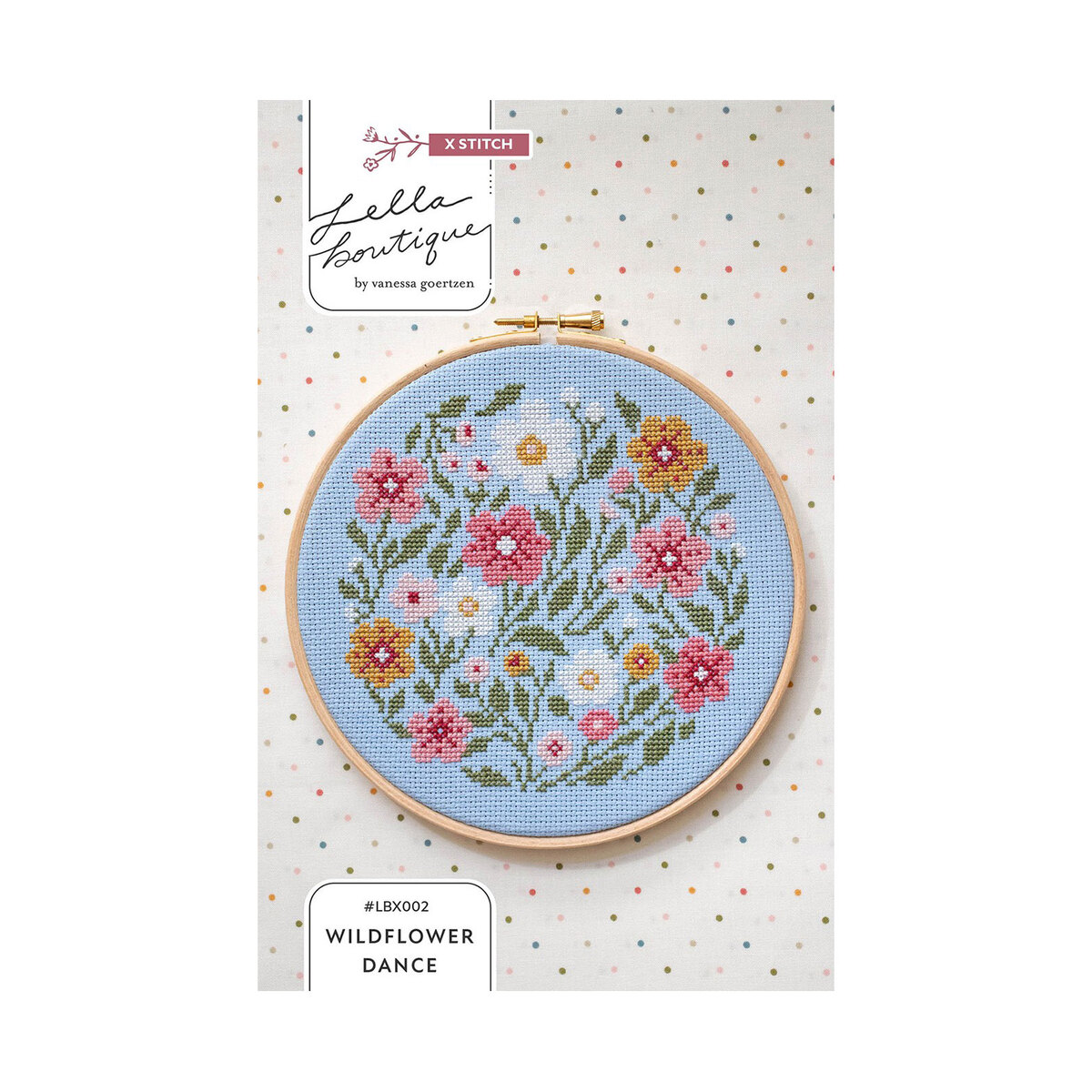 Wildflower Dance Cross Stitch Pattern by Lella Boutique | Shabby