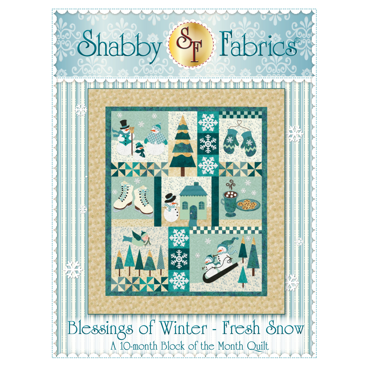Blessings of Winter - Fresh Snow Pattern