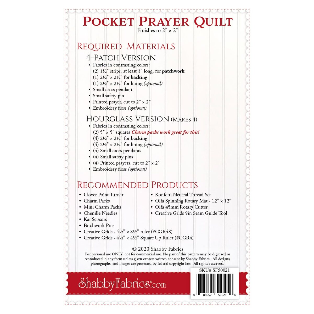 pocket-prayer-quilt-pattern-only-shabby-fabrics for Free Printable Pocket Prayer Quilt Poem Pocket Prayer Quilt - PATTERN ONLY | Shabby Fabrics for Free Printable Pocket Prayer Quilt Poem
