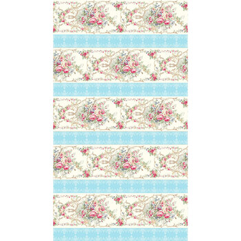 Rose Garden 2410-12C by Quilt Gate Fabrics, Image