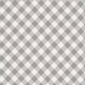 Priscilla's Pretty Plaids 9300-90 Gray and White Buffalo Check by Henry Glass Fabrics, Image