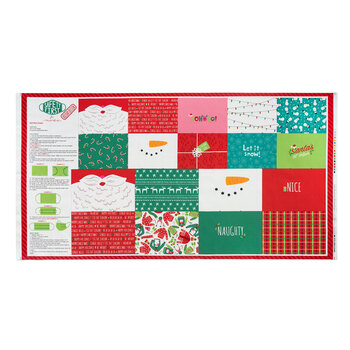 Safety First Holiday Edition Face Mask Panel by Stacy Iest Hsu for Moda Fabrics, Image