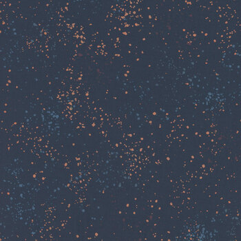 Speckled Metallic RS5027-55M Teal Navy by Ruby Star Society for Moda Fabrics, Image