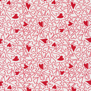 Holiday Essentials - Love 20750-11 Sugar Loves A Swirl by Stacy Iest Hsu for Moda Fabrics, Image