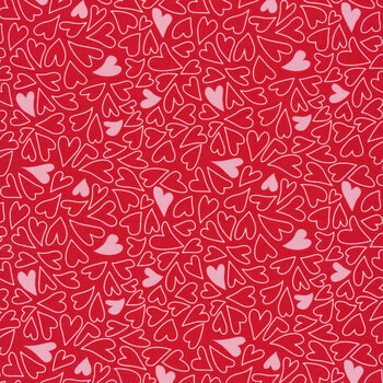 Holiday Essentials - Love 20750-13 Sweetheart Loves A Swirl by Stacy Iest Hsu for Moda Fabrics, Image