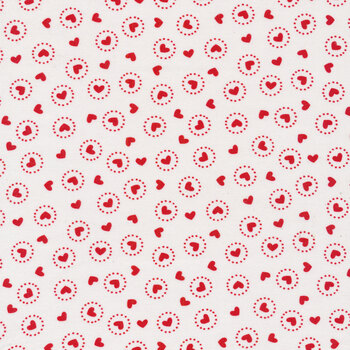 Holiday Essentials - Love 20751-11 Sugar Dancing Hearts by Stacy Iest Hsu for Moda Fabrics, Image