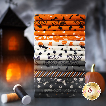 Holiday Essentials - Halloween 16 FQ Set by Stacy Iest Hsu for Moda Fabrics