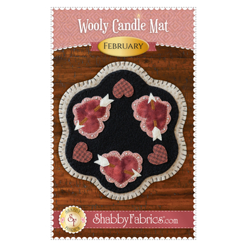 Wooly Candle Mat - February Pattern, Image