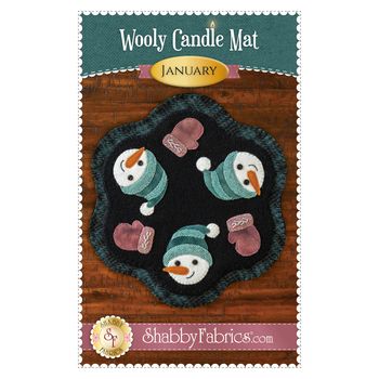 Wooly Candle Mat - January Pattern, Image