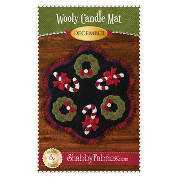 Wooly Candle Mat - December Pattern, Image