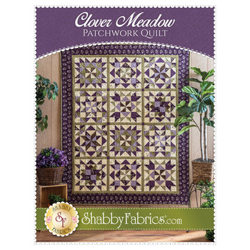 Clover Meadow Patchwork Quilt Pattern - PDF Download, Image