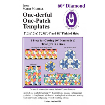 One-derful One-Patch Templates - 60 Degree Diamond Template #8228, Image