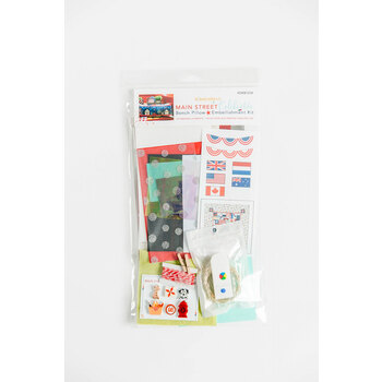  Main Street Celebration Bench Pillow - Embellishing Kit, Image