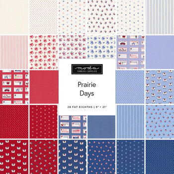 Prairie Days  28 Fat Eighth Set by Bunny Hill Designs for Moda Fabrics, Image