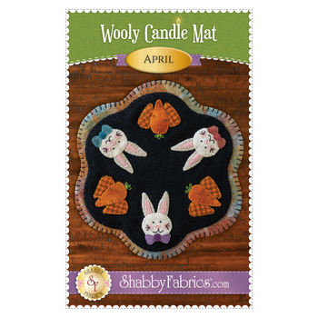 Wooly Candle Mat - April Pattern, Image