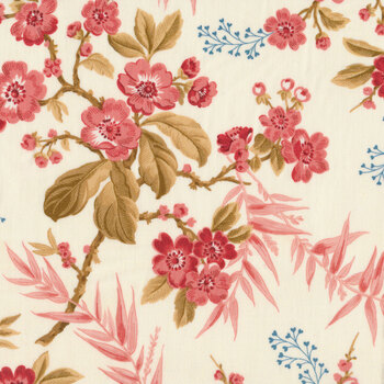 Little Sweetheart A-8822-E Raspberry Bouquet by Edyta Sitar for Andover Fabrics, Image
