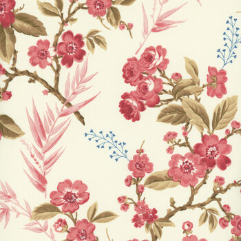Little Sweetheart A-8822-E Raspberry Bouquet by Edyta Sitar for Andover Fabrics, Image
