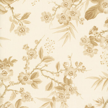 Little Sweetheart A-8822-L Clotted Cream Bouquet by Edyta Sitar for Andover Fabrics, Image