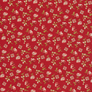Little Sweetheart A-8828-R Crimson Something Borrowed by Edyta Sitar for Andover Fabrics, Image