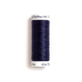 Sulky 12wt Cotton Petites Thread #1197 Medium Navy - 50yd, Image