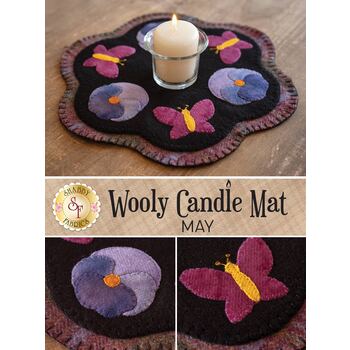  Wooly Candle Mat - May - Wool Kit, Image