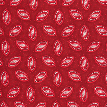 Scarlet's Garden 20645-3 Red by Debbie Beaves for Robert Kaufman Fabrics REM, Image