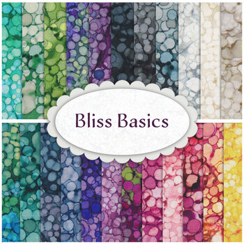 Bliss Basics  23 FQ Set by Northcott Fabrics, Image