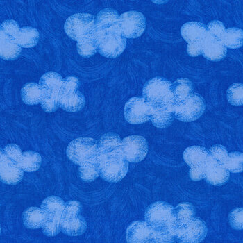 My Happy Place 6044-77 Multi Clouds by Sharla Fults for Studio E Fabrics REM, Image