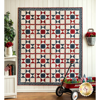 SAMPLE - Patriotic Star Quilt - American Gathering, Image