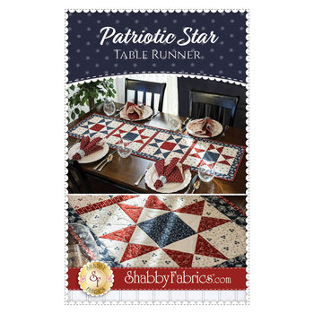 Patriotic Star Table Runner Pattern, Image