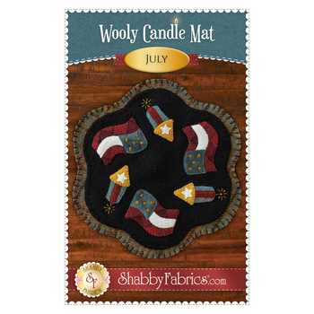 Wooly Candle Mat - July Pattern, Image