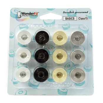 DecoBob Prewound Bobbins - Class 15 - 12ct, Image