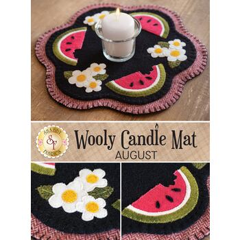  Wooly Candle Mat - August - Wool Kit, Image