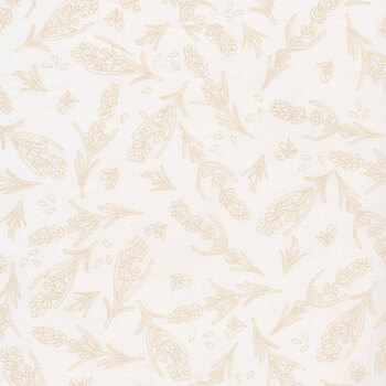 Lavender Blessings 20365-15 Ivory by Debbie Beaves for Robert Kaufman Fabrics, Image