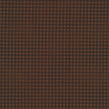 Blushed Houndstooth 7564-78 Chocolate by Cheryl Haynes for Benartex, Image