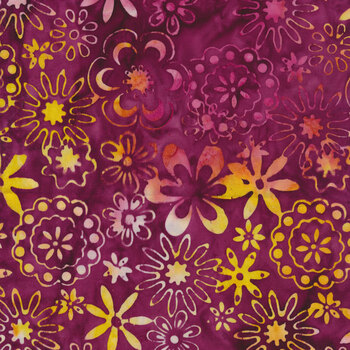 Plum & Citrus 3188Q-X Plum by Anthology Fabrics