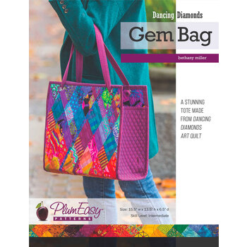 Dancing Diamonds Gem Bag Pattern, Image