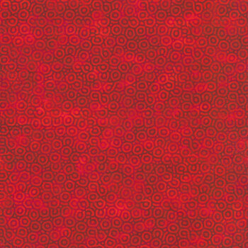 Sunshine 2SS-1 Circles Red by Jason Yenter for In The Beginning Fabrics REM, Image