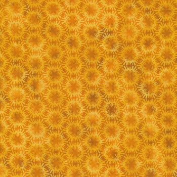 Sunshine 7SS-1 Poofs Gold by Jason Yenter for In The Beginning Fabrics REM, Image